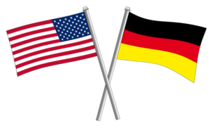 US Flag and German Flag